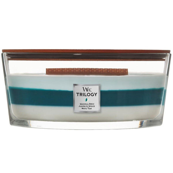 WoodWick Icy Woodland Trilogy Candle Crackles As It Burns Ellipse Hearthwick 1720901 - SuperOffice