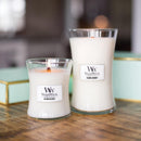 Woodwick Island Coconut Large Candle Crackles As It Burns 610G Hourglass 93115 - SuperOffice