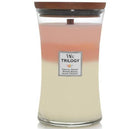 WoodWick Island Getaway Trilogy Large Candle Crackles As It Burns 610G Hourglass 93967 - SuperOffice