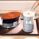 WoodWick Lavender & Cedar Large Candle Crackles As It Burns 610G Hourglass 1666272 - SuperOffice