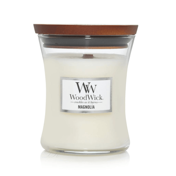 Woodwick Magnolia Medium Candle Crackles As It Burns 275G Hourglass 92190 - SuperOffice