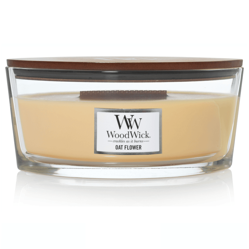 Woodwick Oat Flower Candle Crackles As It Burns Ellipse Hearthwick 1647911 - SuperOffice
