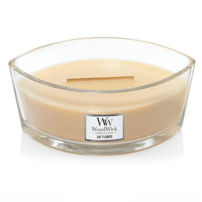 Woodwick Oat Flower Candle Crackles As It Burns Ellipse Hearthwick 1647911 - SuperOffice