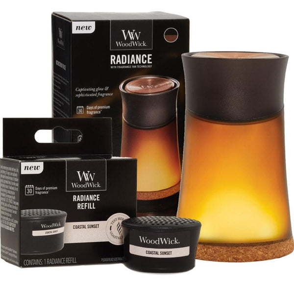 WoodWick Radiance Diffuser Scent Starter Kit Set Coastal Sunset WW1702965 - SuperOffice