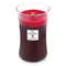WoodWick Sun Ripened Berries Trilogy Large Candle Crackles As It Burns 610G Hourglass 93972 - SuperOffice