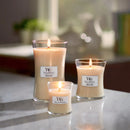 WoodWick Vanilla Bean Medium Candle Crackles As It Burns 275G Hourglass WW92112 - SuperOffice