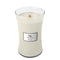 WoodWick White Teak Large Candle Crackles As It Burns 610G Hourglass 93039 - SuperOffice