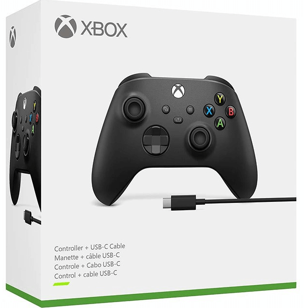 XBOX Wireless Controller with USB-C Cable Series X, S, One, Windows 10/11, Android, iOS 1V8-00003 - SuperOffice