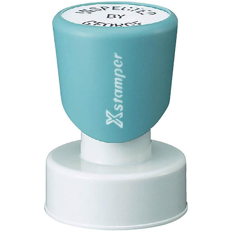 Xstamper Custom N49 Pre-Inked Round Inspection Stamp N49 - SuperOffice