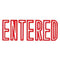 Xstamper Cx-Bn 1021 Message Stamp Entered Red 5010210 - SuperOffice