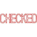 Xstamper Cx-Bn 1038 Message Stamp Checked Red 5010380 - SuperOffice