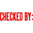 Xstamper Cx-Bn 1048 Message Stamp Checked By Red 5010482 - SuperOffice