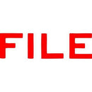 Xstamper Cx-Bn 1051 Message Stamp File Red 5010510 - SuperOffice