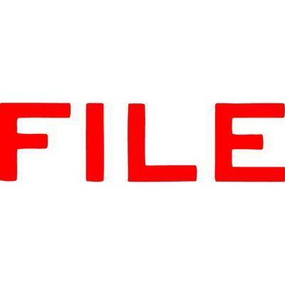 Xstamper Cx-Bn 1051 Message Stamp File Red 5010510 - SuperOffice