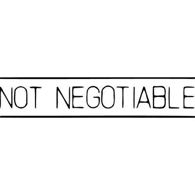 Xstamper Cx-Bn 1124 Message Stamp Not Negotiable Black 5011241 - SuperOffice