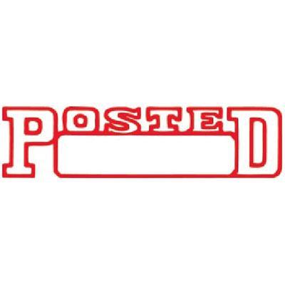 Xstamper Cx-Bn 1211 Message Stamp Posted Date Red 5012110 - SuperOffice