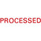 Xstamper Cx-Bn 1314 Message Stamp Processed Red 5013140 - SuperOffice