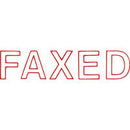 Xstamper Cx-Bn 1346 Message Stamp Faxed Red 5013460 - SuperOffice
