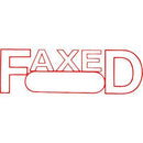 Xstamper Cx-Bn 1350 Message Stamp Faxed/Date Red 5013500 - SuperOffice