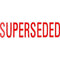 Xstamper Cx-Bn 1366 Message Stamp Superseded Red 5013660 - SuperOffice