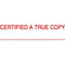 Xstamper Cx-Bn 1541 Message Stamp Certified A True Copy Red 5015412 - SuperOffice
