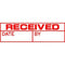 Xstamper Cx-Bn 1680 Message Stamp Received/Date/By Red 5016802 - SuperOffice