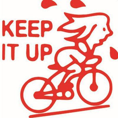 Xstamper Merit Stamp Bike Keep It Up Red 5114230 - SuperOffice