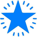 Xstamper Merit Stamp Twinkle Star Blue 5113653 - SuperOffice