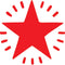 Xstamper Merit Stamp Twinkle Star Red Hangsell 571136562 - SuperOffice