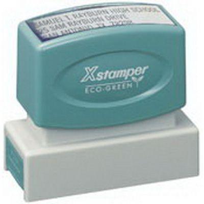 Xstamper N14 Custom Made Pre-Inked Business Address Stamp 15.9 X 60.3Mm N14 - SuperOffice