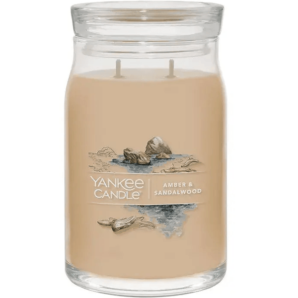 Yankee Candle Amber Sandalwood Signature Collection Large Jar 1629982 - SuperOffice