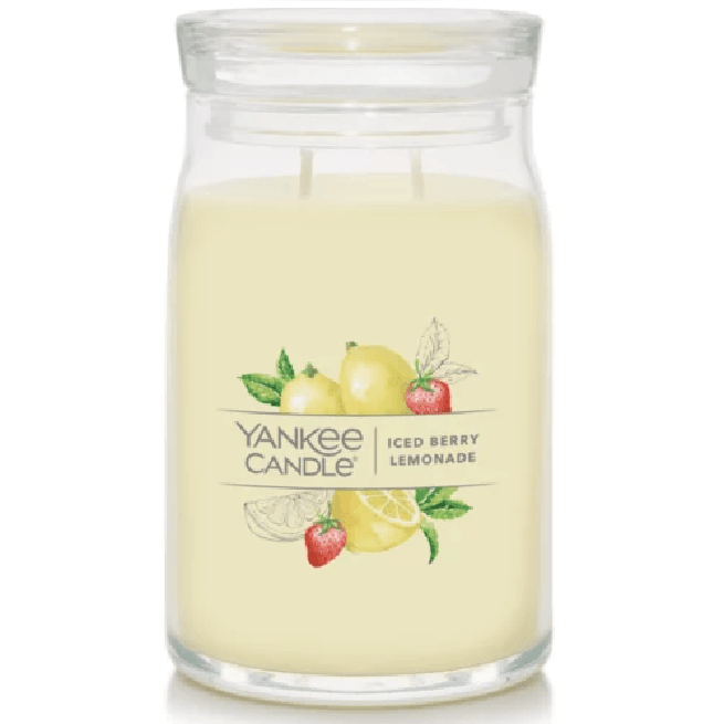 Yankee Candle Ice Berry Lemonade Signature Collection Large Jar 1629983 - SuperOffice