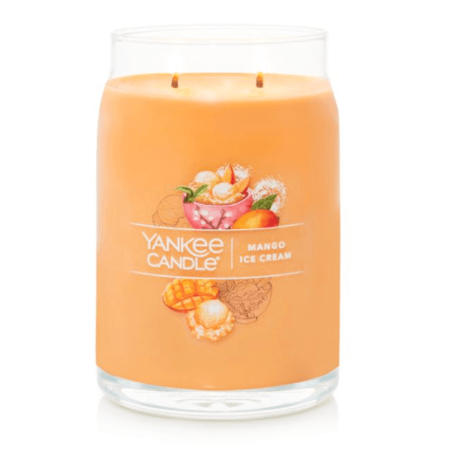 Yankee Candle Mango Ice Cream Signature Collection Large Jar 1632326 - SuperOffice