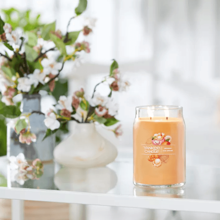 Yankee Candle Mango Ice Cream Signature Collection Large Jar 1632326 - SuperOffice