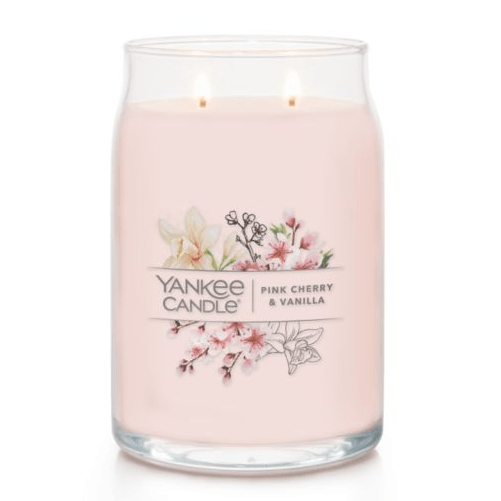 Yankee Candle Pink Cherry Vanilla Signature Collection Large Jar 1629986 - SuperOffice
