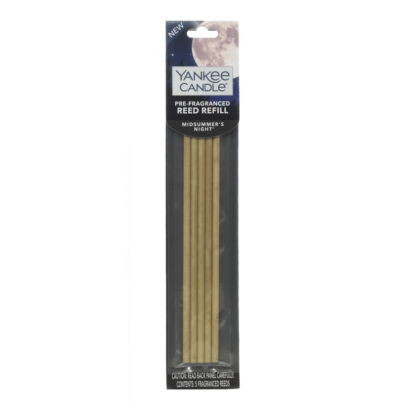 Yankee Candle Reed Diffuser Pre-Fragranced MIDSUMMER NIGHT Sticks Incense Refill Pack 1609208 - SuperOffice