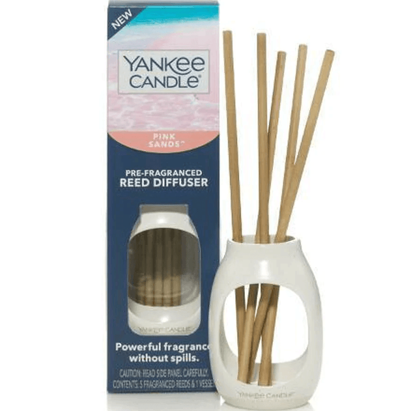 Yankee Candle Reed Diffuser Pre-Fragranced Pink Sands Sticks Incense Kit Set 1609202 - SuperOffice