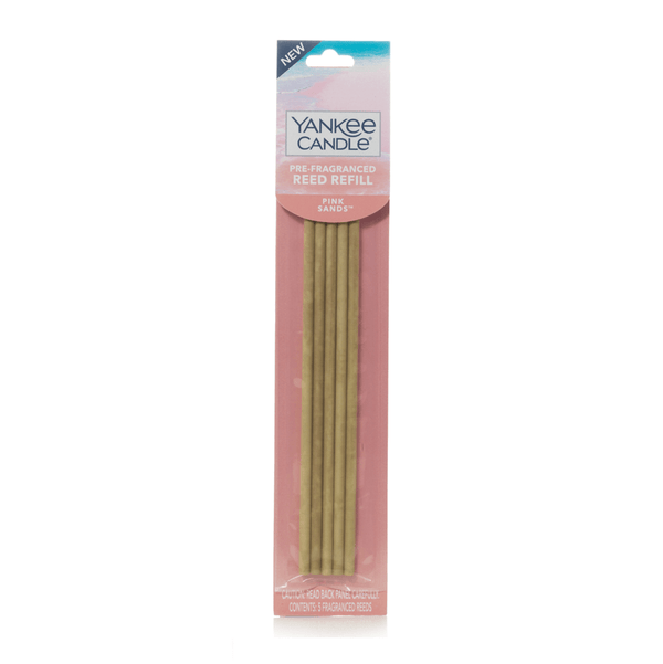 Yankee Candle Reed Diffuser Pre-Fragranced PINK SANDS Sticks Incense Refill Pack 1609207 - SuperOffice