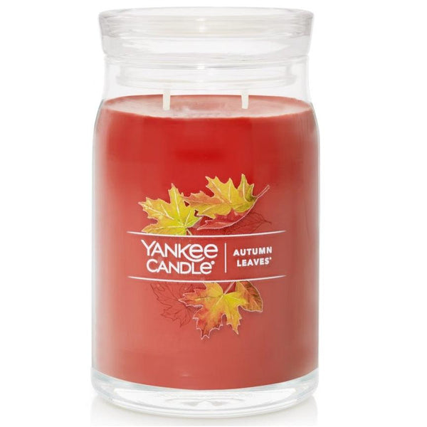 Yankee Candle Signature Autumn Leaves Large Jar 566g 1631830 - SuperOffice