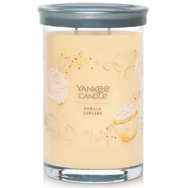 Yankee Candle Vanilla Cupcake Signature Collection Large Tumbler 1630037 - SuperOffice