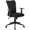 YS Design Ashley Typist Chair Mesh Back Black YS01BK - SuperOffice