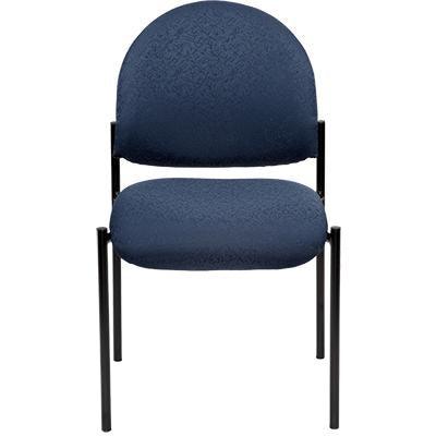 Ys Design Stacking Visitors Chair Medium Back Blue YS11BBE - SuperOffice