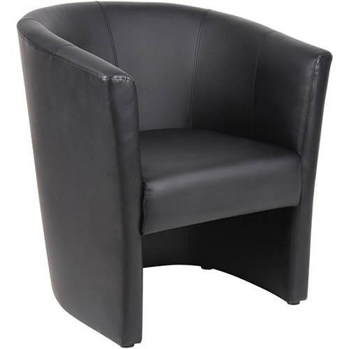 Ys Design Tub Chair Single Black YS900-1-BLACK - SuperOffice