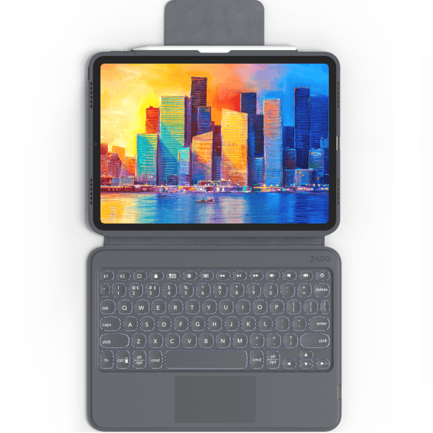 Zagg Pro Touch Trackpad Keyboard Detachable Case Folio iPad Air 11" 4th & Pro 3rd/2nd/1st 103407937 - SuperOffice