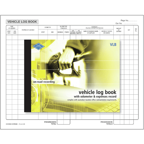 Zions Vehicle Log Book Record VLB VLB - SuperOffice