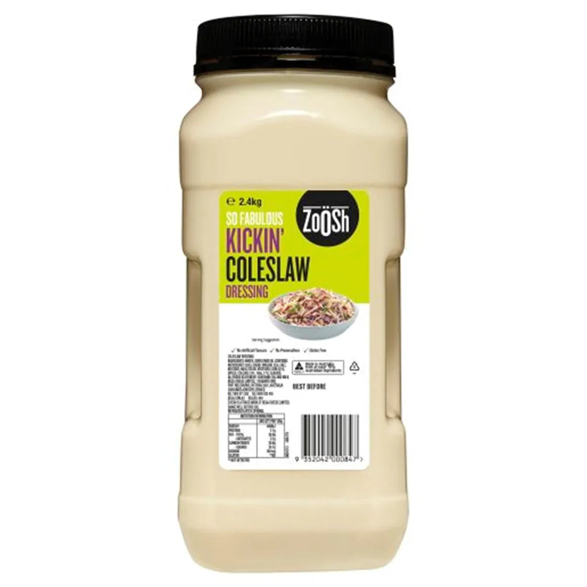 Zoosh Kickin Dressing Coleslaw 2.4kg Bulk | SuperOffice