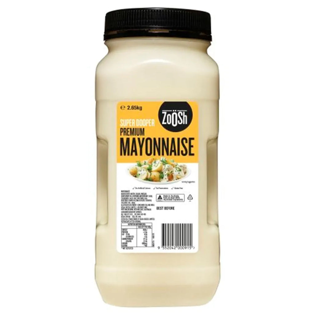 Zoosh Premium Mayonnaise Mayo 2.65kg Bulk | SuperOffice
